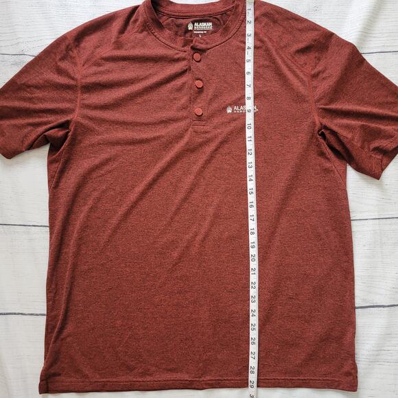 Alaskan Hardgear Size L Duluth Trading CO AKHG Snap Button Copper Short Sleeve - Picture 3 of 7